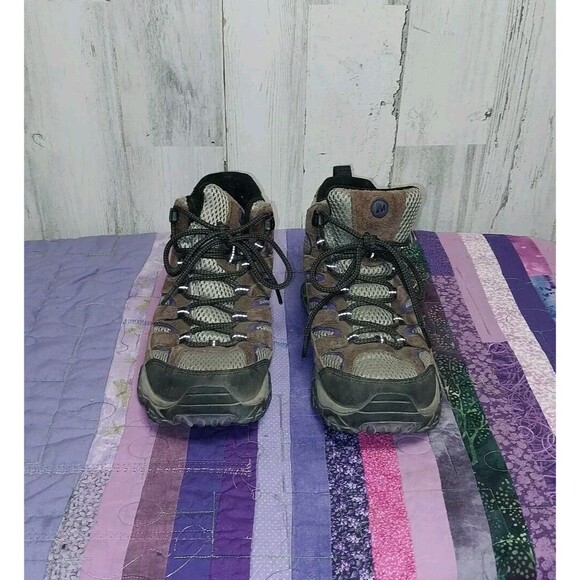 Merrell Women's Moab 2 Mid Vent Mid Hiking Boots Bracken/Purple Size 6.5, J06050 - Picture 2 of 13